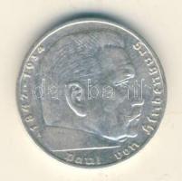 Német 3. Birodalom 1938A 2M Ag "Hindenburg" T:2-
German Third Reich 1938A 2 Marks Ag &quot...