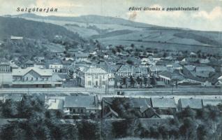 Salgótarján vasútállomással és postahivatallal