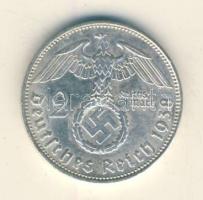 Német 3. Birodalom 1938E 2M Ag "Hindenburg" T:2 German Third Reich 1938E 2 Marks Ag "Hindenburg" C:XF
