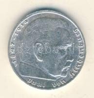 Német 3. Birodalom 1938F 2M Ag "Hindenburg" T:2
German Third Reich 1938F 2 Marks Ag "...