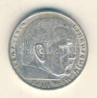 Német 3. Birodalom 1937A 2M Ag "Hindenburg" T:2-
German Third Reich 1937A 2 Marks Ag &quot...