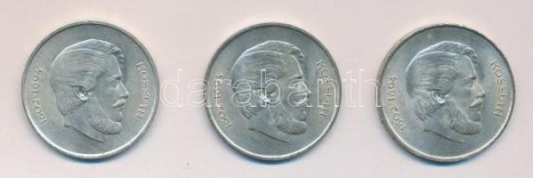 1947. 5Ft Ag "Kossuth" (3x) T:2,2-