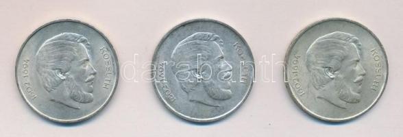 1947. 5Ft Ag "Kossuth" (3x) T:2,2-