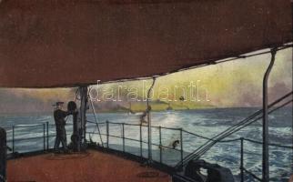 On the board of a K.u.K. warship