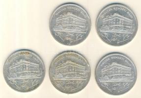 1992. 200Ft Ag "MNB" (5x) T:2,2-