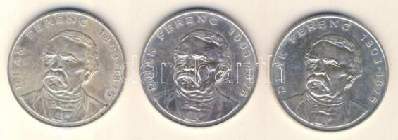 1994. 200Ft Ag "Deák" (3x) T:2,2-