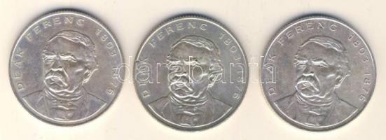 1994. 200Ft Ag "Deák" (3x) T:2,2-