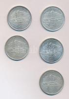 1993. 200Ft Ag "MNB" (5x) T:2,2-,3