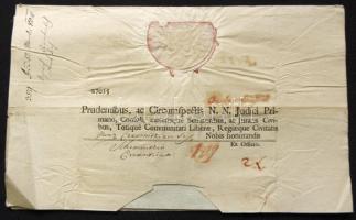 1803 A Török Birodalommal kötött vámegyezmény német és görög nyelvű szövegét tartalmazó Helytartótan...