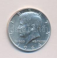 USA 1964. 1/2$ Ag "Kennedy" T:2 
USA 1964. 1/2 Dollar "Kennedy" C:XF