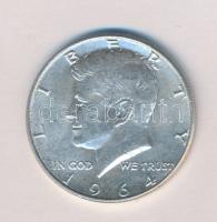 USA 1964. 1/2$ Ag "Kennedy" T:2 
USA 1964. 1/2 Dollar "Kennedy" C:XF