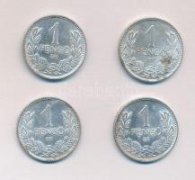 1938-39. 1P Ag (4x) T:2