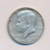 USA 1968D 1/2$ Ag "Kennedy" T:2
USA 1968D 1/2 dollar ag "Kennedy" C:XF