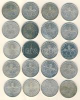 1992-94. 200Ft Ag "MNB" és "Deák" (20x) T:vegyes