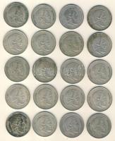 1947. 5Ft Ag "Kossuth" (20x) T:2-,3