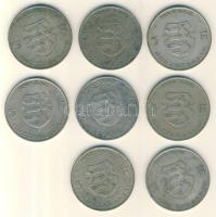 1947. 5Ft Ag "Kossuth" (8x) T:2-,3