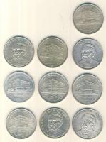 1992-94. 200Ft Ag "MNB" és "Deák" (10x) T:vegyes