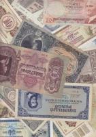 28db-ból álló vegyes bankjegy tétel, közte magyar pengők, Jugoszlávia, Lenygelország, Olaszország, Törökország, Bulgária pénzei T:vegyes Mixed banknotes from Hungary, Poland, Yugoslavia, Turkey, Italy, Bulgaria, all 28 pcs C:mixed