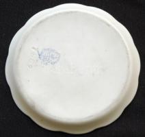 KÉzzeé festett Herendi porcelán tálka / Herend chinaware plate d: 8 cm
