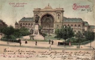 Budapest VII. Keleti Pályaudvar litho (fa)