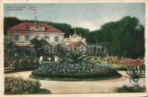 Püspökfürdő terrace