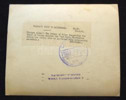 1931 VI. György látogatása Eastbourneben sajtófotó / Visit of Gerorg VI. in Eastbourne  20x25 cm