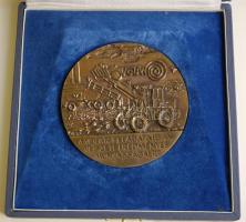 DN. "A Volán feladataiban végzett eredményes munkásságáért" nagyméretű emlékplakett dísztokban (d=100mm) T:2