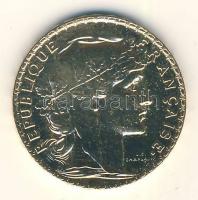 Franciaország/Modern Köztársaság 1911 20Fr Au utánveret 6,4516g T:BU
France/Modern Republic 1911 20 ...