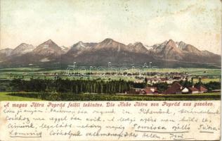 Tátra from Poprád (fl)