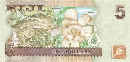 Fiji szigetek 2007. 5$ T:I
Fiji Islands 2007. 5 Dollars C:Unc