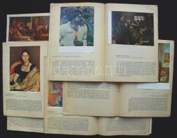 6db Az Én Múzeumom kiadvány a 60-as évekből, Képzőművészeti Alap Kiadóvállalata, Bp.,