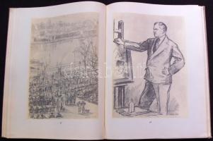 1959 Zádor István: Egy félévszázad rajzokban - riportrajzok, rajzok, rézkarcok, kőrajzok albumban, G...