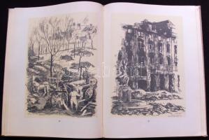 1959 Zádor István: Egy félévszázad rajzokban - riportrajzok, rajzok, rézkarcok, kőrajzok albumban, G...