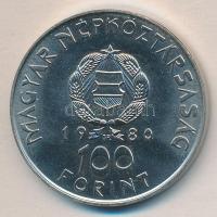 1980. 100Ft "Szovjet-magyar közös űrrepülés" T:BU