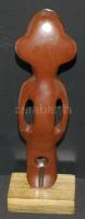 Kubából származó modern művészi fa szobor 27cm magas