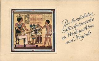 Christmas, Egyptian greeting card