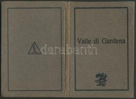 Valle di Gardena - 12 képeslapból álló régi leporello