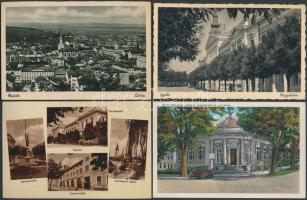 31 db vegyes régi képeslap, főleg motívumok, néhány jó minőségű Gyula képeslap, pár litho