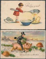 31 db vegyes régi képeslap, főleg motívumok, néhány jó minőségű Gyula képeslap, pár litho