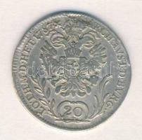 Ausztria/magyar verdejel 1787B 20Kr Ag II.József T:3+/2-