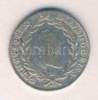 Ausztria/magyar verdejel 1787B 20Kr Ag II.József T:3+/2-
