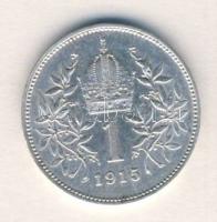 Ausztria 1915. 1K Ag T:2 Austria 1915. 1 Corona Ag C:XF