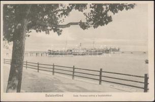 Balatonfüred Deák Ferenc sétány a Baross gőzhajóval (EK)