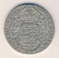 1782B 1 Tallér Ag "II. József - Madonna" hátranéző angyalok (27,79g) Unger III.: 1320. T:3...