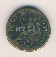 Roman Empire / Nerva 96-97. "IMP CAES NERVA.../ SC TRPOT COS III P P, Pax seated" Sestertius C:F