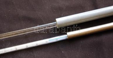 2db régi hőmérő eredeti tokban 0-100°C és 0-650°C méréshatárral