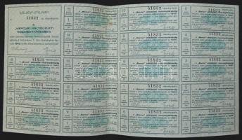 1926. "Mercur Váltóüzleti Részvénytársaság" részvénye 20P-ről, magyar és német nyelven sze...