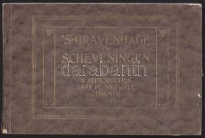 cca 1920 Hága kerületeiről készült 18db reprodukció képes albumban