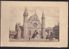 cca 1920 Hága kerületeiről készült 18db reprodukció képes albumban