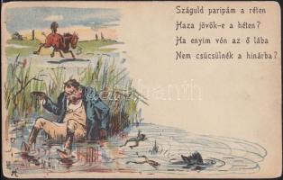 Horse rider, accident, humour